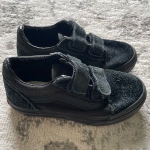 Black Velcro Vans